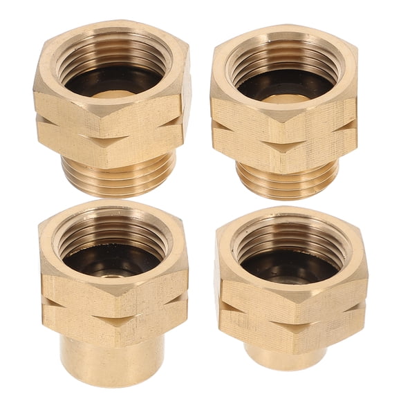 4pcs Professional Propane Adapter For Gas Filling Wear-Resistant Gas Tank Converter Outdoor Furnace Gas Adapter Small Propane Converter For Camping Supplies ( EU Standard)