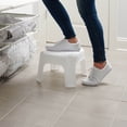 thumbnail image 3 of Rubbermaid Plastic Step Stool, Small, White, 3 of 6