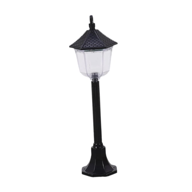 Milaget Miniature Street Light Layout Mini Lamppost for Walkway Pathway Fairy Garden
