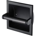 thumbnail image 1 of Chrome Recessed Toilet Paper Holder Wall Toilet Paper Holder，Recessed Tissue Roll Dispenser for Bathroom- Recessed Toilet Tissue Holder Includes Rear Mounting Brack, 1 of 6