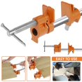 thumbnail image 3 of 2Pcs 1/2 Inch Pipe Clamps Sturdy Metal Tube Clamp Set Durable Woodworking Assembly Clamp Adjustable Wood Clamp Fixture, 3 of 7