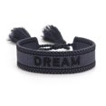 thumbnail image 1 of Thinsony Embroidered Character Bracelet Adjustable Rope Woven Friendship Precision Deep blue dream, 1 of 6