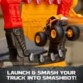 thumbnail image 4 of Monster Jam Smash & Bash SmashBot Playset with Launcher and Monster Truck, 1:64 Scale, 4 of 4