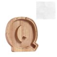 thumbnail image 1 of XZNGL Personalized Wooden Name Money Box Wooden Deposit Box Twenty Six English Letters, 1 of 6