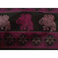 thumbnail image 4 of oneOone Organic Cotton Voile Fabric Floral & Elephant Block Printed Fabric 1 Yard 42 Inch Wide, 4 of 4