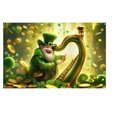 thumbnail image 2 of Ovzne St. Patrick's Background Spring Irish Holiday Celebration Party Flag On Clearance, 2 of 8