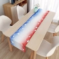 thumbnail image 2 of Patio Dining Table Independence Day Table Flag With Non-Slip Heat Resistance Linen Tablecloth Decorative Table Runner Mat For Dining Table Holiday Table Runners, 2 of 8
