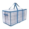 thumbnail image 2 of Ovzne Blue Polka 128 Foldable Christmas Ball Storage Box On Clearance, 2 of 6