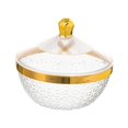 thumbnail image 2 of jifeng Countertop Fruit Bowl with Lid Fruit Basket for Kitchen Counter Fruit Snacks Round M, 2 of 9