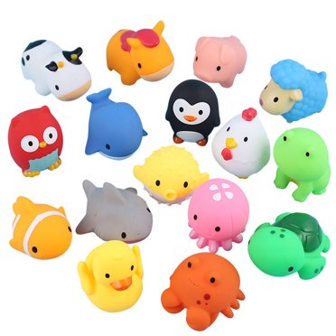 16PCS Bath Toy Creative Lovely Animals Water Toy Tub Toy Pool Toy for Toddlers