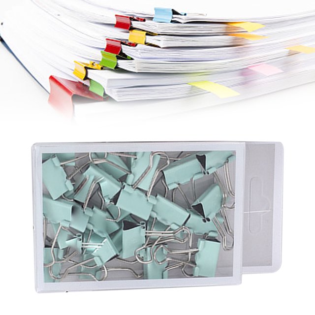 25pcs Metal Binder Clips, Securely Holds Documents, Multipurpose Office Clips, Durable and Reliable