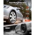 thumbnail image 4 of KFFKFF Hubcaps Wheel Covers, 16 Inch Set of 4 Wheel Rim Cover Hubcaps OEM Style Replacement, R16 Size Snap On Car Hub Caps, Universal 7-Spoke ABS Tire Rim Caps for Hyundai Chevrolet Ford Honda,Silver, 4 of 9