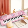 thumbnail image 3 of Pink Girls Electronic Keyboard With Lightweight Design And 37 Keys For Portable Music Learning, 3 of 6