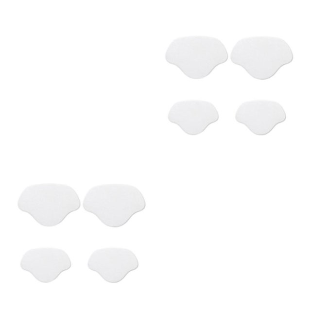 mmirethe Soft Shoe Heel Pad Insoles for High Heels Supportive Heel Repair Stick white 2Set