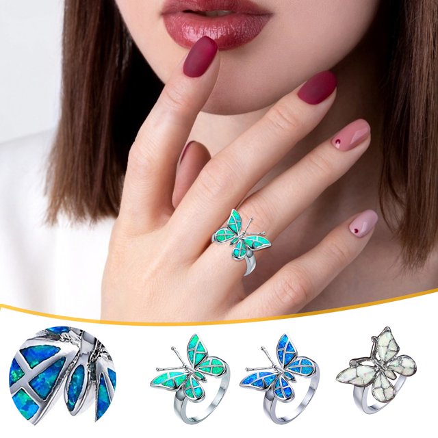 PVCS Anneau Élégant Strass Simple-Alliage Bijoux Accessoires Cadeau de Personnalité Féminine
