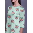 thumbnail image 2 of Bimba Kurtis Droits pour Femmes Longue Robe Kurti Imprimée Haut Indien à Manches 3/4, 2 of 6