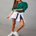 thumbnail image 3 of Sweat-shirt à Manches Longues en Forme de Col Rond pour Femme, 3 of 9