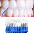thumbnail image 4 of Brace Interdental Brush,  Floss Toothpick Cleaner 160pcs Soft Disposable  For Children For Travel Blue, 4 of 8