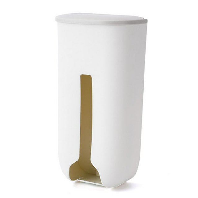 Plastic Bag Dispenser Wall Mounted Grocery Garbage Trash Bag Organizer for Home Kitchen New