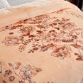 thumbnail image 4 of JML Thick Warm Winter Fleece Blanket For King Bed 2 Ply Reversible Soft Raschel Blanket,87"x94",10.5lb, Beige Floral, 4 of 8