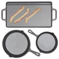 thumbnail image 2 of Home Basics Ensemble de 3 plaques de cuisson en fonte, 2 of 2