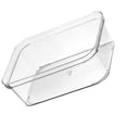 thumbnail image 4 of Drawer Storage Divid Box Transparent Plastic Tray, Stackable Storage Organizer for Bedroom Bathroom Office Use, 4 of 5