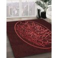 thumbnail image 3 of Ahgly Company Tapis d'Intérieur Lavables en Machine, Carrés Transitionnels de Brique de Feu, Carrés de 4', 3 of 7