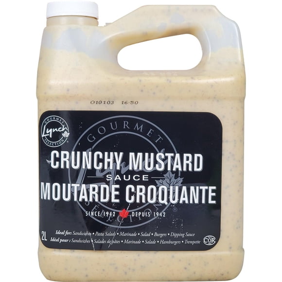 Lynch - Crunch Mustard - Pack of 2 - 2L - Bold Flavor for Every Kitchen (2x2Ltr)