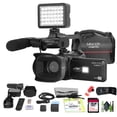 thumbnail image 1 of Minolta MN4KPRO 4K60FPS UHD 64 MP Autofocus Pro Camcorder Kit w/WiFi Bundle With 128GB Memory Card + Cleaning kit + Memory Card Wallet + USB Card Reader, SD/microSD, 1 of 8