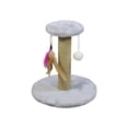 thumbnail image 3 of Milaget Cat Scratching Post Scratch Post Premium Sisal Rope Scratcher Kitten Cat Round Gray, 3 of 9