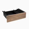 thumbnail image 1 of Desky Minimal Under Desk Drawer - Natural Walnut Laminate / Black, 1 of 10