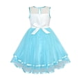 thumbnail image 2 of Girls Dress Unicorn Pageant Holiday Blue Tutu Princess 8 Years, 2 of 6