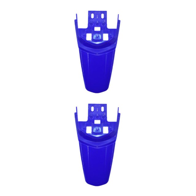 mmirethe Motocross Rear Mudguard Beautiful Appearance High Performance Made With Plastic blue 2Set