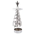 thumbnail image 2 of Stainless Steel Rotating Candle Holder with Tray for Romantic Home Decor and Special Occasions Tabletop Candlestick Set for Christmas Weddings Parties, 2 of 8