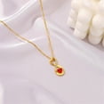 thumbnail image 4 of EGNMCR Necklaces & Pendants Exquisite Temperament Imitation Gold Crystal Necklace Clavicle Chain Gift A Necklace, 4 of 4