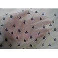 thumbnail image 1 of oneOone Cotton Silk Fabric Finger Sign Symbol Decor Fabric Printed BTY 42 Inch Wide, 1 of 4
