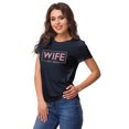 thumbnail image 2 of Inkdotpot T-Shirt Personnalisé pour Femme Haut Épouse Annonce de Mariage Shirt-R1, 2 of 8