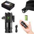 thumbnail image 1 of Mini flashlight super power flash, LED mini cap light, super bright small handheld pen light, mini rechargeable flashlight, suitable for maintenance/night outdoor/gathering/camping/emergency situation, 1 of 11