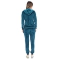 thumbnail image 4 of White Mark Women's 2 Piece Velour Tracksuit Set, 4 of 6