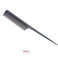 thumbnail image 5 of 1 Set Hair Comb Beautiful Salon Brush Styling Non Resistance Combing Circular Tooth Wear-resistant Thin Hair Picks Unique Design Black 10pcs, 5 of 5