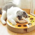 thumbnail image 4 of Cat Scratch Post Corrugated Paper Interactive Cat Scratch Toy Cat Scratching Pad, 4 of 7