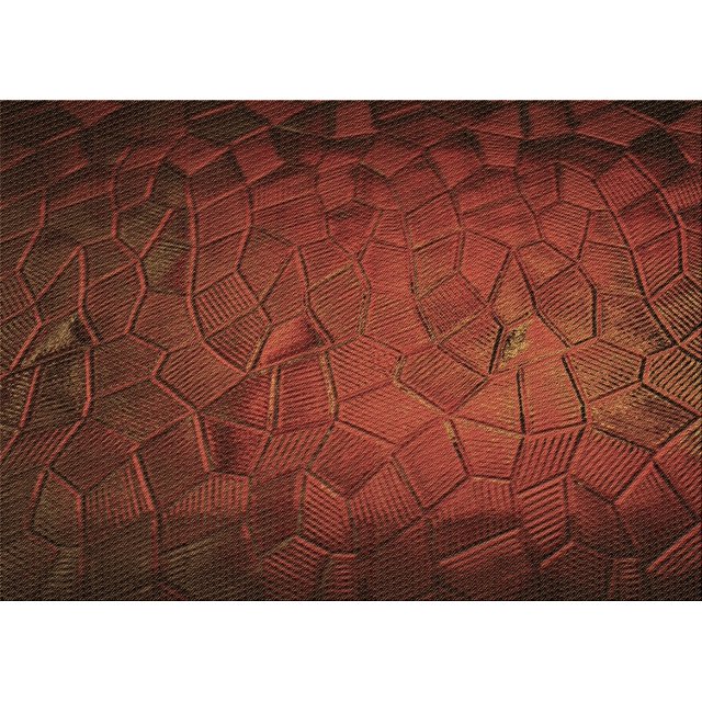 Ahgly Company Machine Washable Indoor Rectangle Transitional Mahogany Brown Area Rugs, 7' x 9'