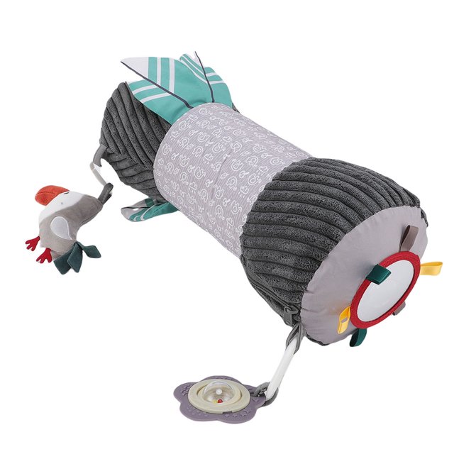 Inflatable Tummy Time Roller Toy Soft Educational Rolling Infant Crawling Toy for Motor Skill Development