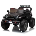 thumbnail image 1 of VOLTZ TOYS 24V Kids Ride-On Jeep Truck with Extendable Cabin, 2-Seater Off-Road Electric Car with Quad Motors & Parent Remote Control, EVA Rubber Wheels, Bluetooth, Gift for Boys & Girls Aged 3-8, 1 of 7