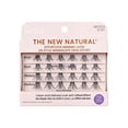 thumbnail image 1 of KISS - The New Natural Trio Lashes - False Eyelashes Clusters - Black - 24 Wisps, 1 of 8