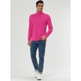 thumbnail image 4 of INSPIRE CHIC Men's Pullover Turtle Neck Long Sleeves Stretchy Slim Fit Tops, 4 of 7