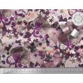 thumbnail image 3 of Soimoi Velvet Fabric Star,Skull & Texture Printed Fabric 1 Yard 58 Inch Wide, 3 of 3