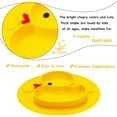 thumbnail image 4 of Silicone Divided Toddler Plates, Portable Non Slip Suction Plates for Children B, 4 of 5