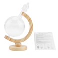 thumbnail image 2 of Glass Bottle Desktop Weather Station Weather Predictor, Creative Globe Shaped, Enchanting and Impressive, 2 of 8