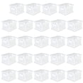 thumbnail image 1 of Sterilite Bac de Rangement Empilable en Plastique, Blanc, Lot de 24, 1 of 8